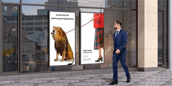 OM75A Ultra High Brightness Window Display